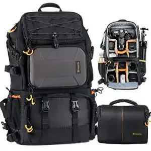 Fotorucksack TARION Kamerarucksack 2-in-1 mit viel Stauraum