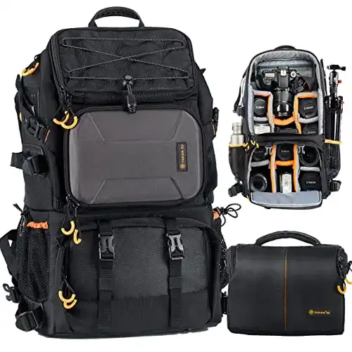 Fotorucksack TARION Kamerarucksack 2-in-1 mit viel Stauraum
