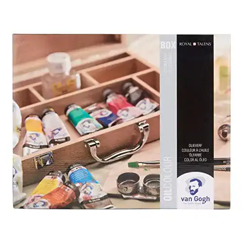 Ölfarben Set Van Gogh von Talens mit 10 Tuben und Zubehör