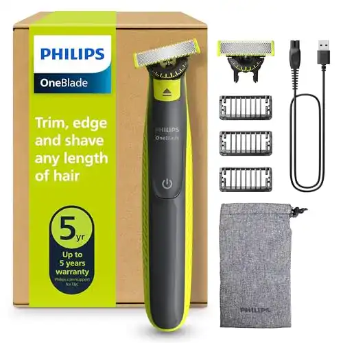 USB-Rasierer Philips OneBlade 360 Face – elektrischer Rasierer und Trimmer