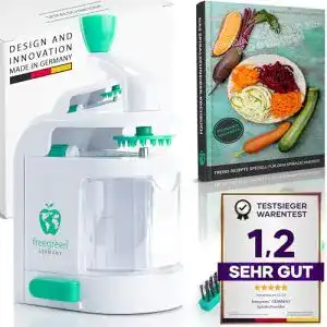 Spiralschneider Freegreen Germany mit Auffangbehälter