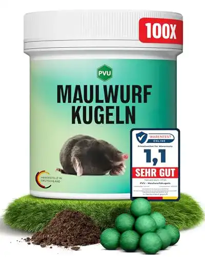 Wühlmausköder Pvu Maulwurf Kugeln 100 Stück – Effektiver Maulwurfvertreiber