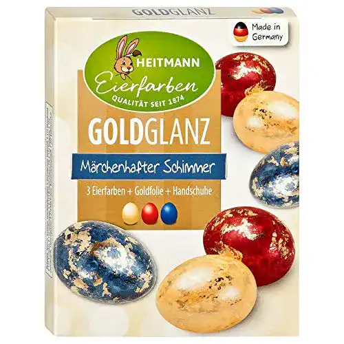 Eierfarben Textimo Ostereier Farben Goldrausch mit Glitzereffekt