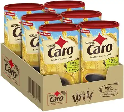 Löslicher Kaffee Nestlé Caro Landkaffee im Vergleich