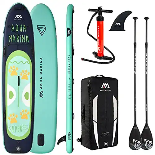 Aqua Marina Super Trip Board mit 2 Paddeln für Familien
