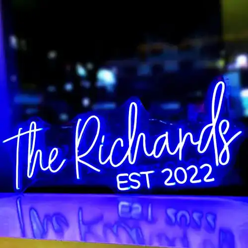 Neon Schild HJSNEON personalisiertes LED Leuchtschild