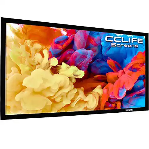 CCLIFE Beamer Leinwand 16:9 in 100, 120 und 150 Zoll