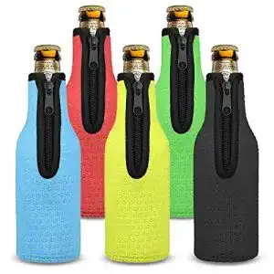 Neopren Flaschenkühler für 330ml Flaschen im 5er-Set