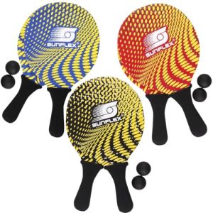 Beachball Sunflex Neopren Set Splash mit zwei Schlägern und zwei Bällen