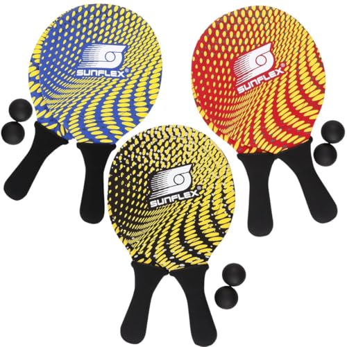 Beachball Sunflex Neopren Set Splash mit zwei Schlägern und zwei Bällen