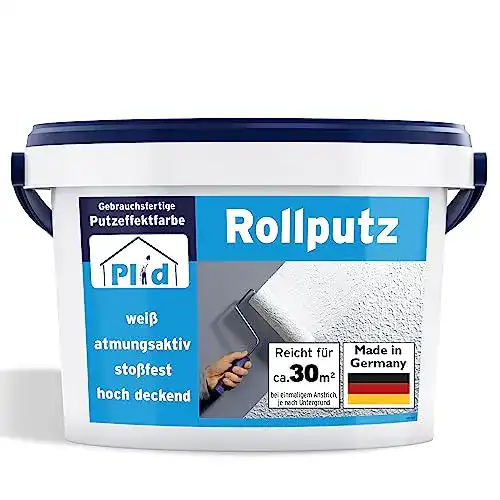 Rollputz Plid Innen und Außen Fein Weiß Matt 20kg
