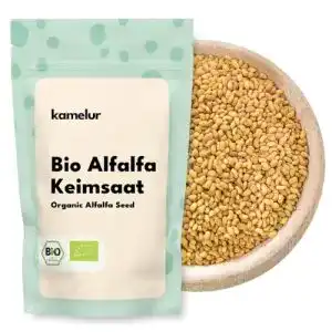 Alfalfasprossen Kamelur 1kg Bio Alfalfa Samen für Sprossenanzucht
