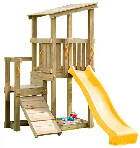Spielturm ohne Schaukel Demmelhuber Blue Rabbit 2.0 Cascade mit Rutsche