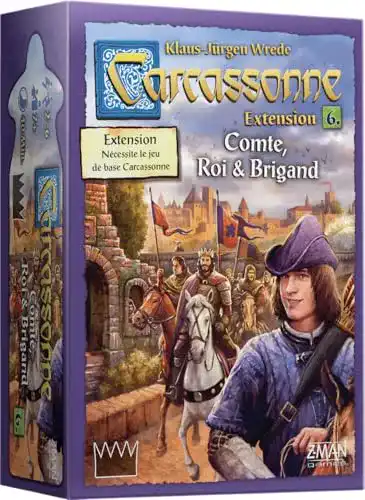 Carcassonne Erweiterungen von Asmodee im Vergleich
