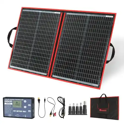 Faltbares 110W Solarpanel für Wohnmobile und Reisen