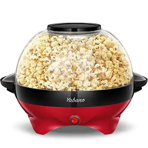 Popcornmaschine Yabano, Maker Machine mit Zucker & Öl