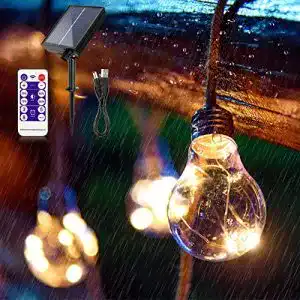 Solar-Lichterkette Bogseth für Außen mit 20 LEDs