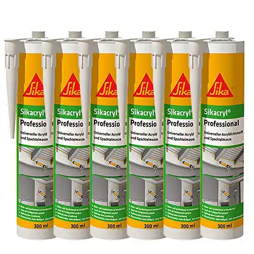 Acryl-Dichtstoff Sika Acryldichtstoff Sikacryl Professional Weiß
