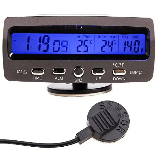 Auto-Thermometer von WINGONEER 12V mit digitaler Anzeige