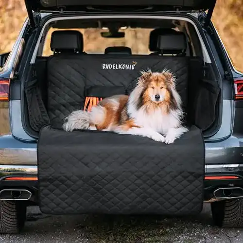 Hundedecke für das Auto mit Kofferraumschutz und Ladekantenschutz