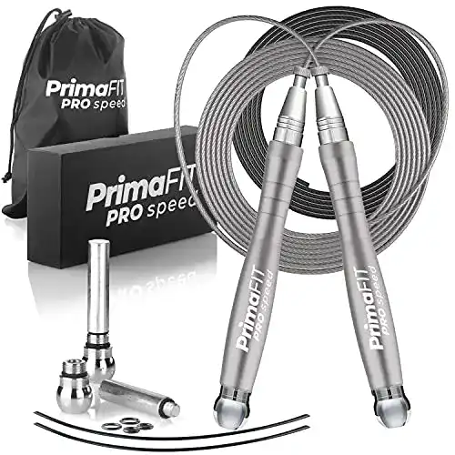 Springseil PrimaFit für Erwachsene – Fitness Pro Speed Jump Rope 3m