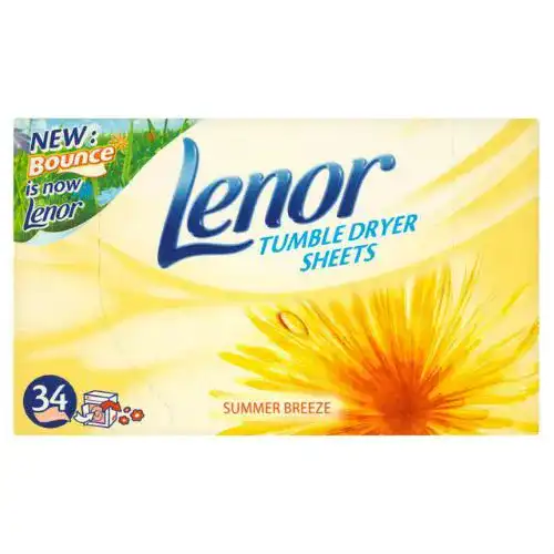 Trocknertücher Lenor Summer Breeze im 6er Pack mit 34 Stück pro Packung