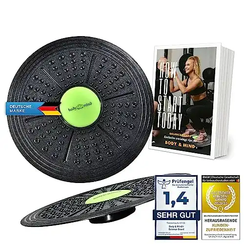 Balance-Board Body & Mind Deluxe Wackelbrett für Gleichgewichtstraining