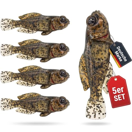 Angelköder 5er Set FISHN GOBYone 7,6cm 9g für Raubfischangeln