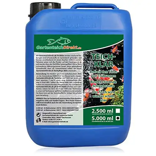 Teichklar GartenteichDirekt Teichklärer für Gartenteiche 5 Liter