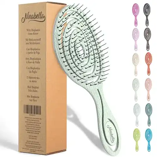 Ikoo Bürste Ninabella Bio Haarbürste für Damen und Herren