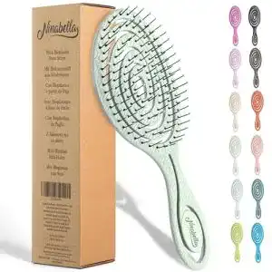 Haarbürste Ninabella Bio für Damen, Herren und Kinder ohne Ziepen