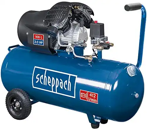 Scheppach Doppelzylinder Kompressor HC100DC für Haus und Werkstatt