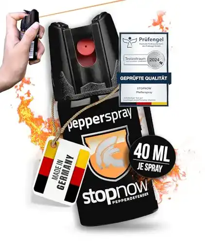 Pfefferspray Stopdefend für Selbstverteidigung und Tierabwehr