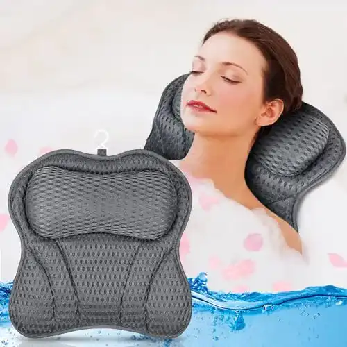 Nackenkissen für Badewannen von ULTRGEE Ergonomisches Badkissen