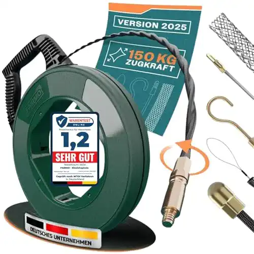 Einziehfeder FAIRMO 30M für Leerrohre mit 4mm PET Zugdraht