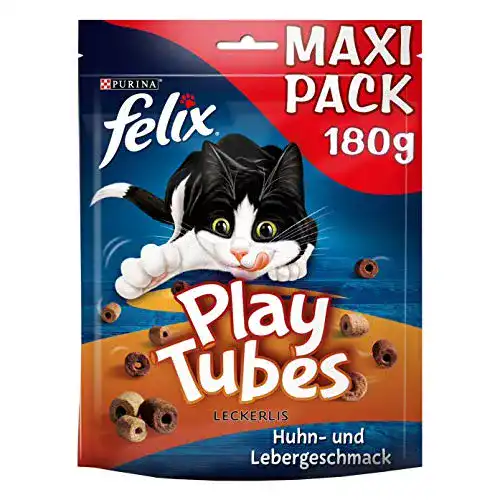 Katzenleckerlies Felix Play Tubes Katzensnack für Erwachsene