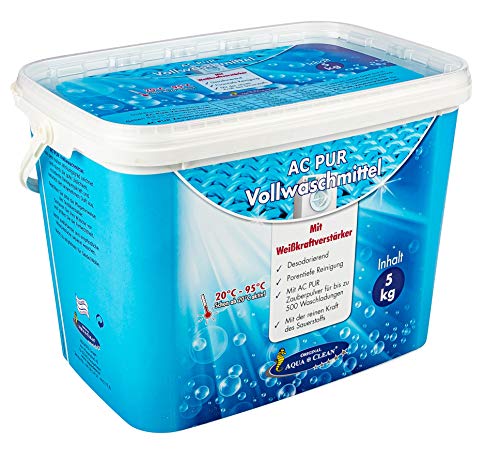 Waschmittel Aqua Clean Pur Vollwaschmittel 5kg mit Farb- und Faserschutz