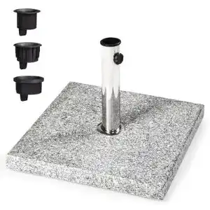 Granit Schirmständer Paramondo für Sonnenschirme bis 50 mm Maststärke