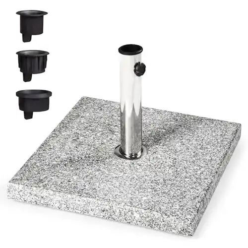 Granit Schirmständer Paramondo für Sonnenschirme bis 50 mm Maststärke