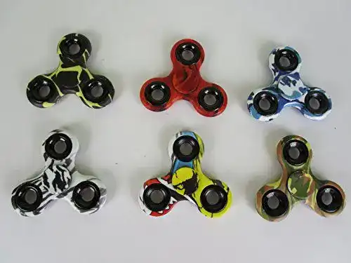 Fidget Spinner Set mit 6 bunten Fingerkreiseln