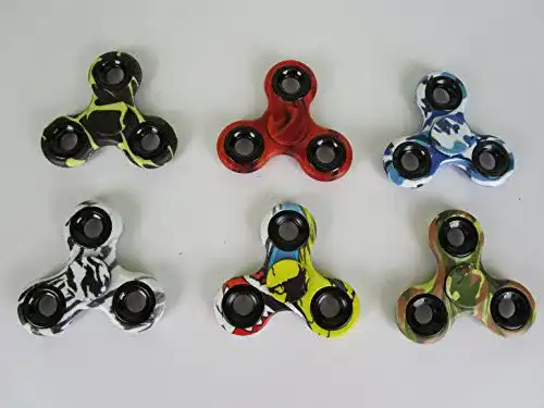 Fidget Spinner Set mit 6 bunten Fingerkreiseln