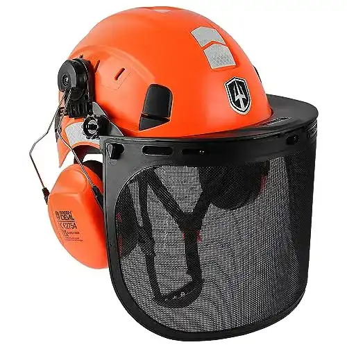 Forsthelm Green Devil Kettensägen-Schutzhelm für Forstarbeiten