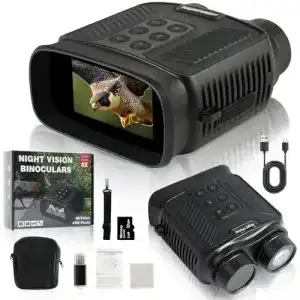Fernglas mit Kamera und Nachtsichtgerät von Vicloon 4K mit 5000mAh