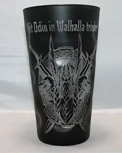 Dubbeglas mit Odin Gravur für pfälzische Getränke