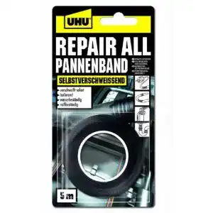 Selbstverschweißendes Klebeband Uhu Repair All Pannenband, schwarz, 5 m x 19 mm