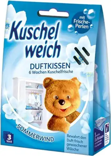 Kleiderschrank Duftkissen Kuschelweich Sommerwind bis zu 6 Wochen