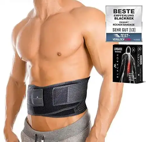 Rückenbandage Blackrox Lendenwirbelstütze Lumbarox