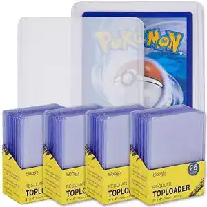 Kartenhüllen blaash 4er Set Regular Toploader für Sammelkarten