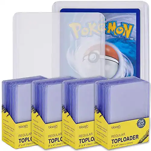 Kartenhüllen blaash 4er Set Regular Toploader für Sammelkarten