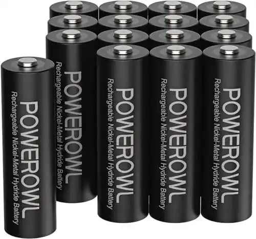 Powerowl AA Akku 2800mAh Wiederaufladbare 16 Stück